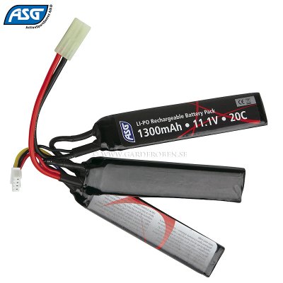 Battery 11,1V 1300 mAh LI-PO sticks