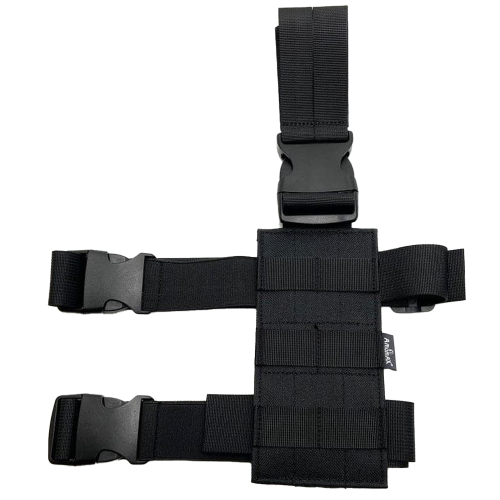 Amomax Fabric Drop Leg Plate – MOLLE Benplatta i Svart