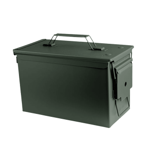 US Ammunitionslåda Repro Ammo Box Cal 50 Metall Begagnad