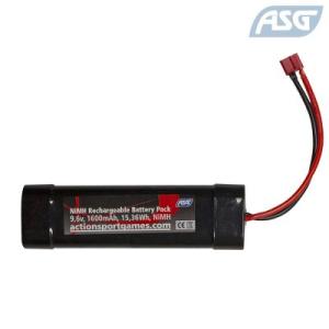 ASG Batteri 9,6V 1600mAh NiMH T-plug AEG