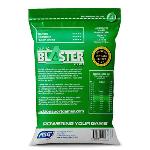 Alpha Blaster PLA BBs 0.25g 6mm