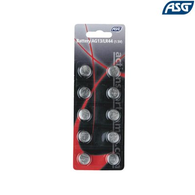 ASG 1.5V Batteri AG13 LR44 10pcs