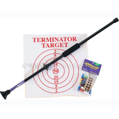 Blåsrör 24 Velcro Dart med tavla