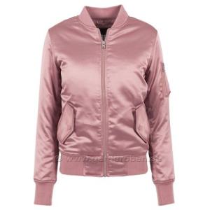 Urban Classics Dam Bomberjacka Satin Old-rose