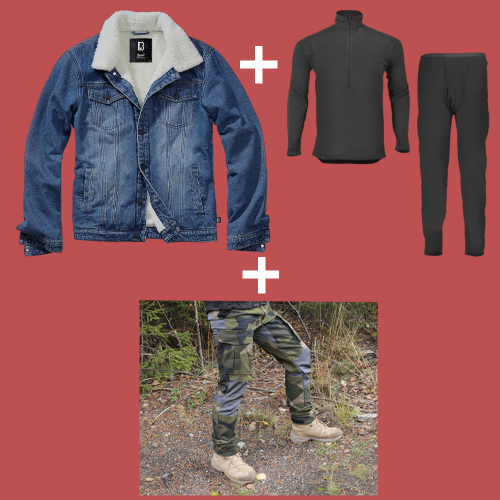 Brandit Sherpa Denimjacka