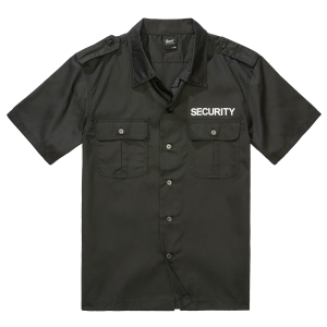 Brandit Security US Skjorta Kortärmad Svart