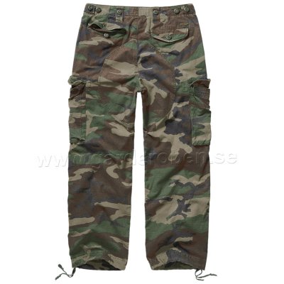 Brandit Hudson Ripstop Byxor Woodland