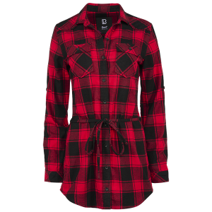 Brandit Dam Lång Skjorta Lucy Rutig