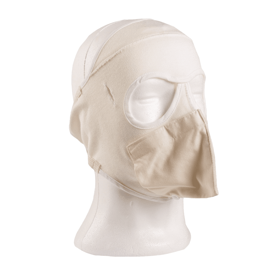 Brittisk Ansiktsmask Flamskydd Naturvit