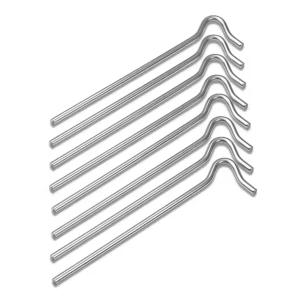 Tältpinne metall 20 cm/ 5mm, 8-pack