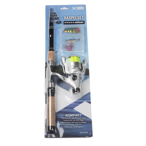 Compact Exclusive FiskeSet med Teleskop Haspelset