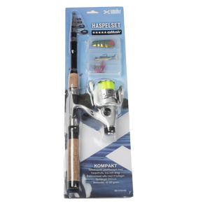 Compact Exclusive FiskeSet med Teleskop Haspelset