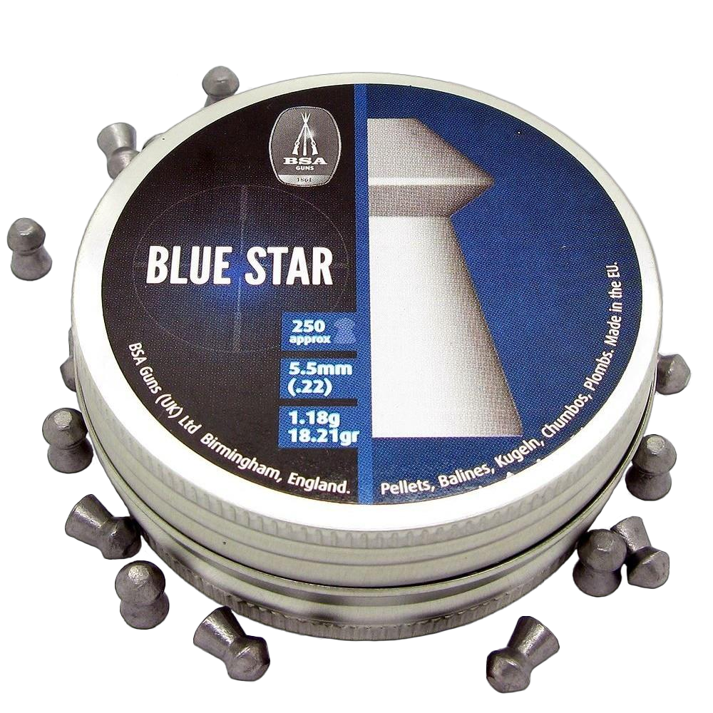 BSA Blue Star Heavy Domed Diaboler 4,5mm 450st