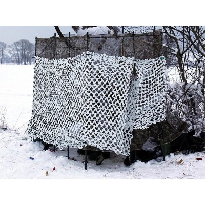 Camouflage-nät Super Camo vit