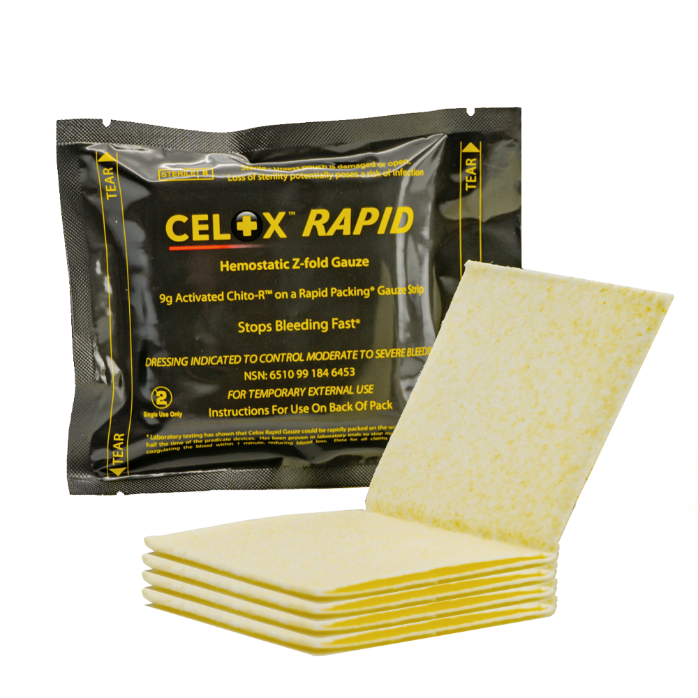 Celox Rapid 5' Z-vikt Gasväv Sjukvård