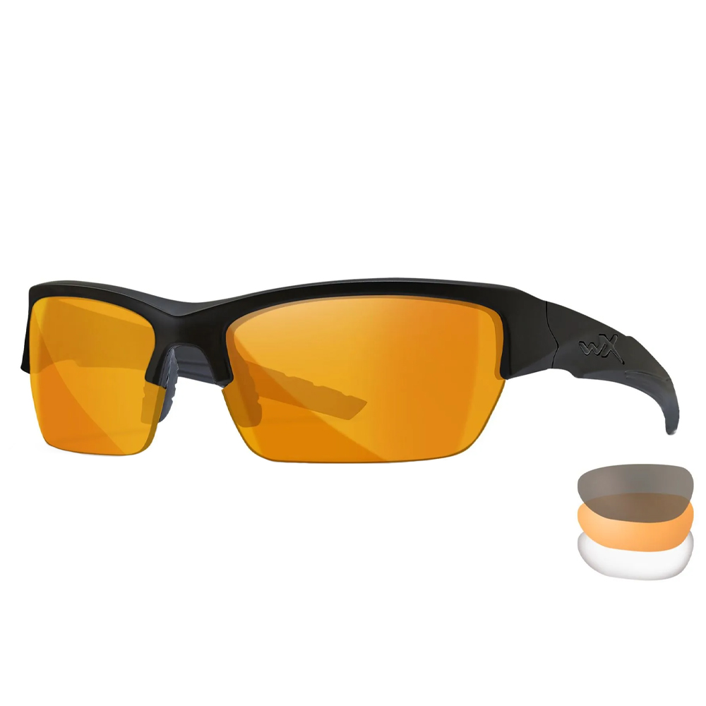 WileyX Valor 2.5 Matte Black Smoke/Clear/Light Rust