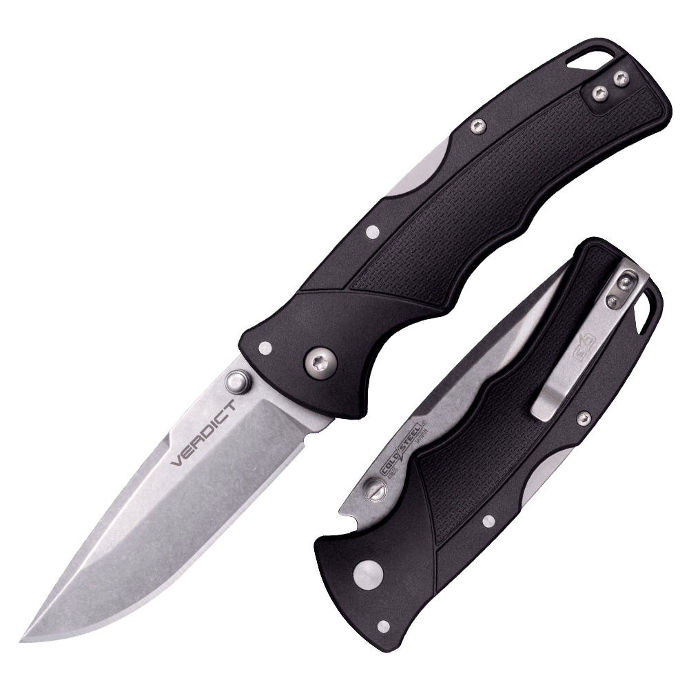 Cold Steel Verdict Spear Point Fällkniv Svart