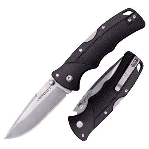 Cold Steel Verdict Spear Point Fällkniv Svart