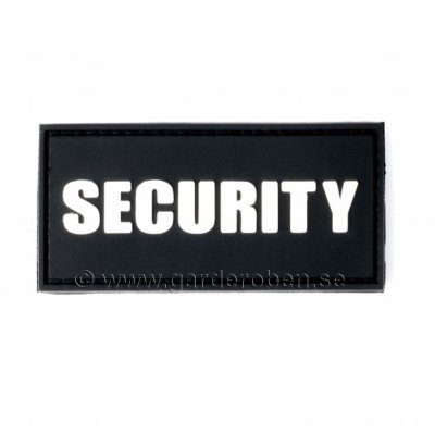 Security Patch PVC Kardborremärke