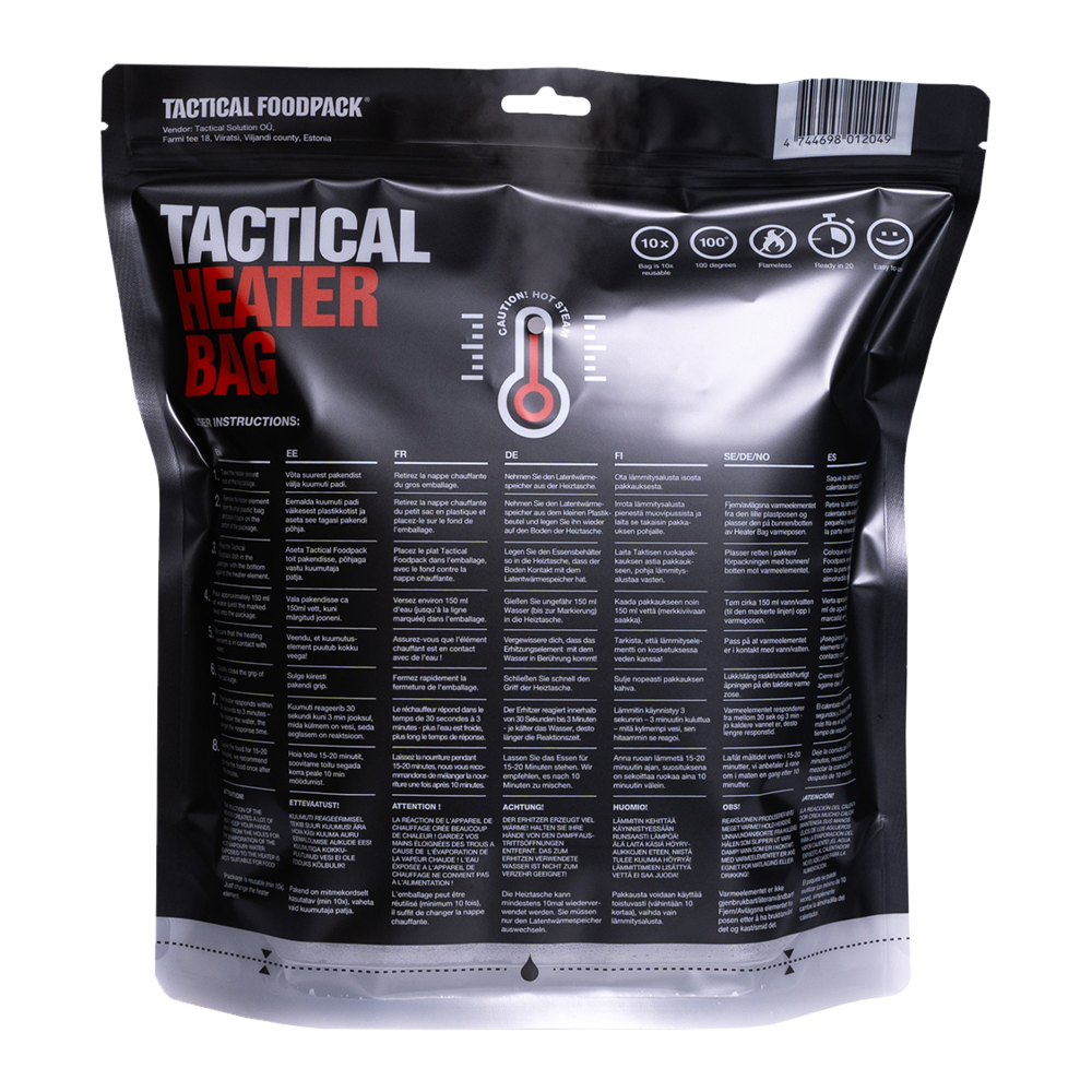 Tactical Foodpack Heater Bag with Element