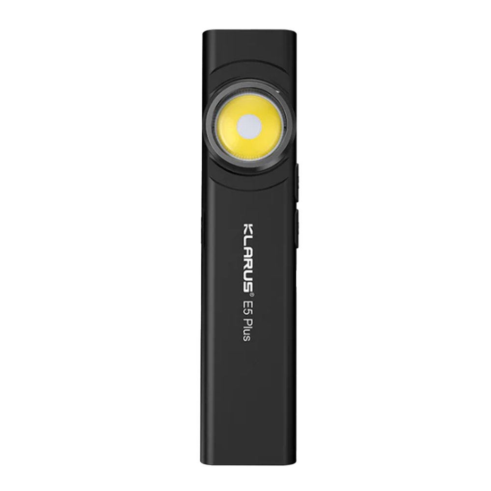 KLARUS E5 Plus – Ultra-Slim 3-i-1 EDC Ficklampa med Magnet & USB-C