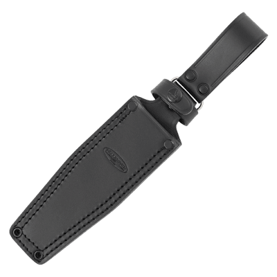 Fällkniven A1 Dangler Läder Knivfodral Svart