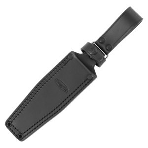 Fällkniven A1 Dangler Läder Knivfodral Svart