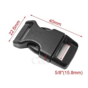 Paracordlås Medium 5/8" Svart