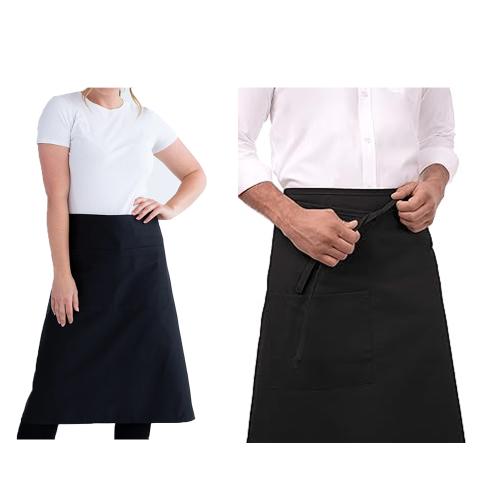 Unisex Svart Midjeförkläde