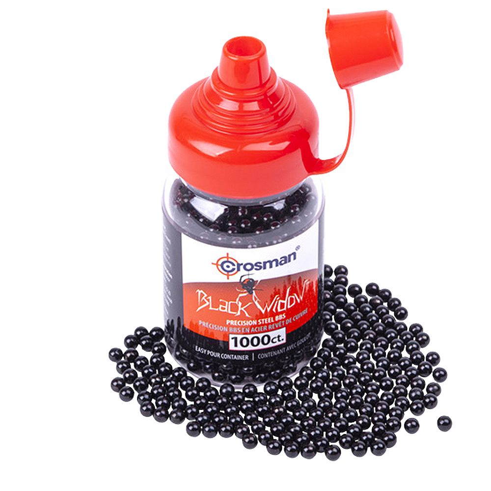 Crosman Stålrundkulor 4,5mm 1000st Svart