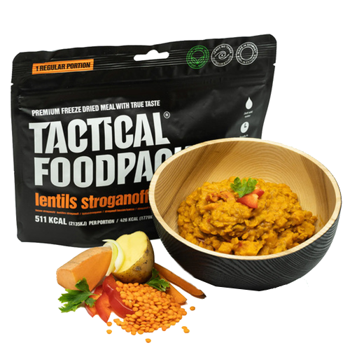 Tactical Foodpack Lentils Stroganoff