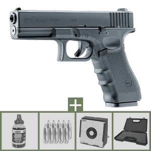 Umarex Glock 17 GEN4 CO2 4,5mm Luftpistol Paket