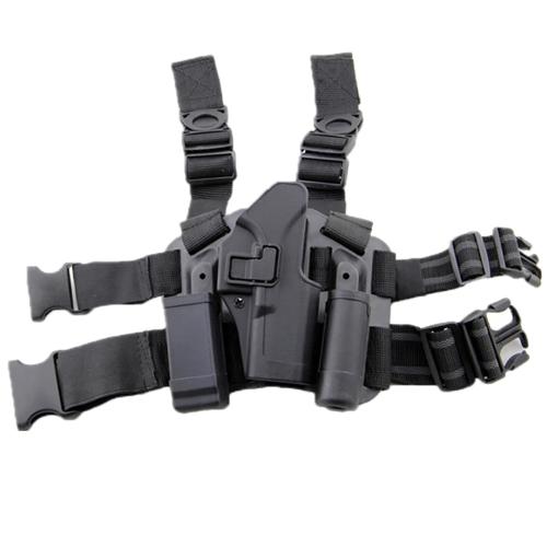 Benhölster för Glock G17/G19, Magasin och Batong