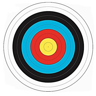 Haller Target Face FITA Tapet Måltavla 40cm 10-pack