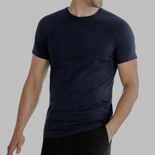 US T-shirt mörkblå