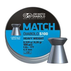 JSB Blue Match Diabolo S100 Luftgevär Ammo 4,5mm