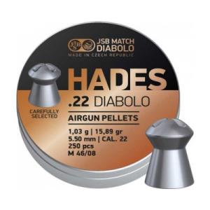 JSB Hades Luftgevär Ammo 5,5mm 250-pack