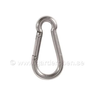 Karbinhake Rostfritt Stål 80mm