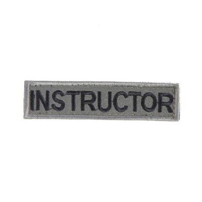 Liten Instrutor Patch Kardborre -12 Grå