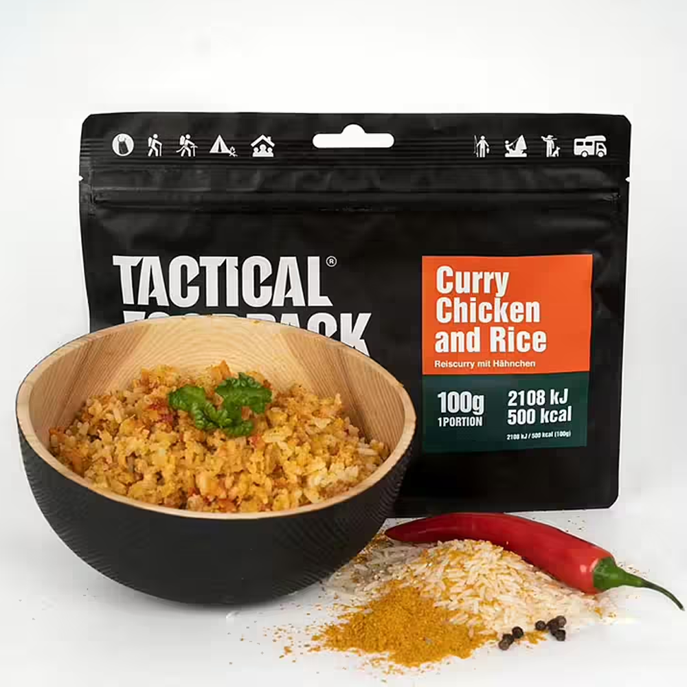 Chicken Style Rice Pack Tactical Foodpack Curry Chicken and Rice