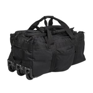 Mil-Tec Combat Resväska Duffel Bag med hjul 118L Svart