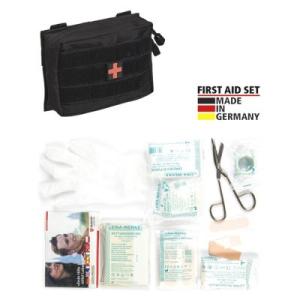 Mil-Tec LEINA Första hjälpen kit 25-delar MOLLE Pouch Svart