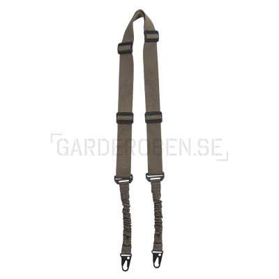 Taktisk Bungee Sling Gevärsrem 2-point Olivgrön