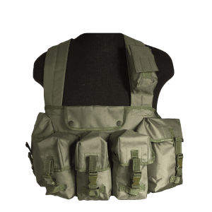 Mil-Tec Taktisk Stridsväst 6 Pouch Olivgrön