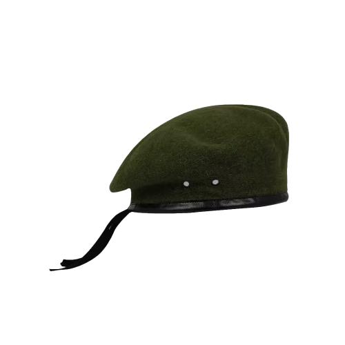 Militära Baskrar med Läder Svettband