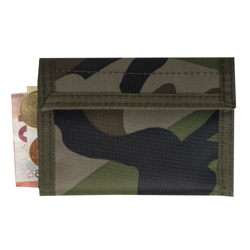 Brandit Wallet Two Velcro Woodland