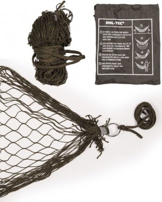 Mil-Tec Minihängmatta med packsäck Olivgrön