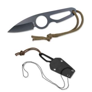 Mil-Tec Nack Kniv Svart blad + Kydex fodral 16cm