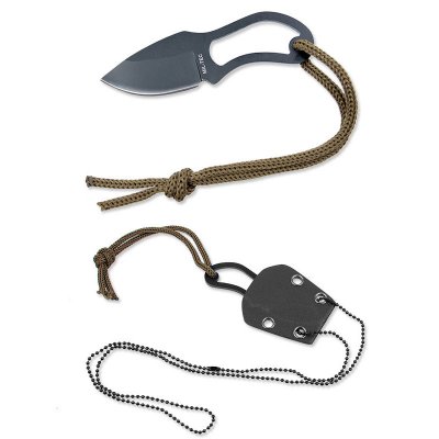 Mil-Tec Nack Kniv Svart blad + Kydex fodral 9cm