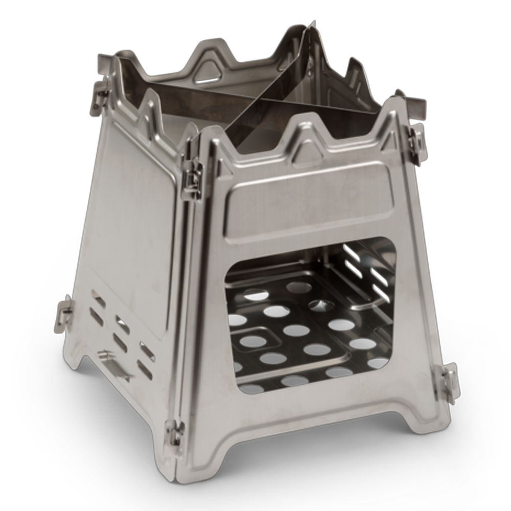 Friluftskök i Rostfritt Stål – Med Väska